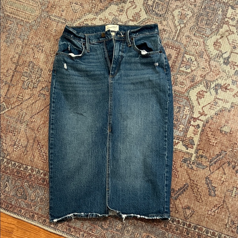 Universal Thread Blue Denim Skirt